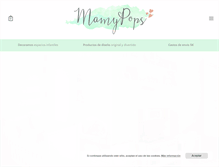 Tablet Screenshot of mamypops.com